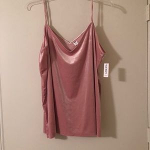 Light pink velvet tank top